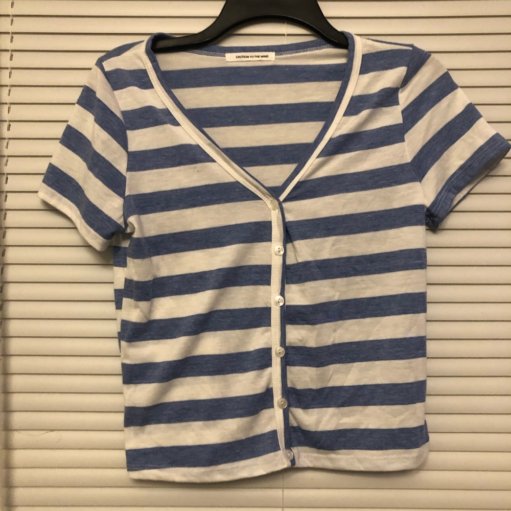 striped top